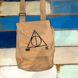 Deathly Hallows Canvas Messenger Bag